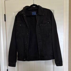 Zara Men's Charcoal Denim Jacket